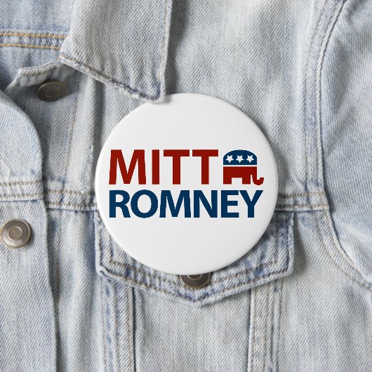 Mitt Romney GOP Button (Beispiel)