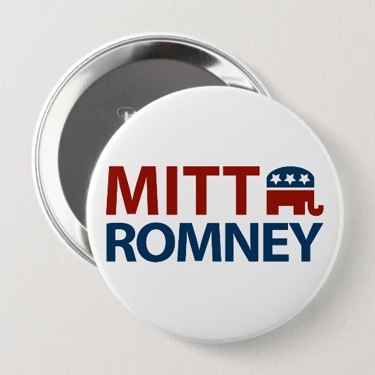 Mitt Romney GOP Button (Vorne & Hinten)