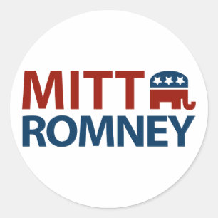 Mitt Romney GOP Runder Aufkleber