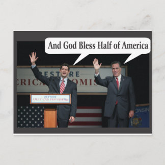 Mitt Romney hasst Sie 47% Stimmen für Barack Obama Postkarte