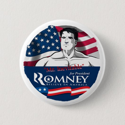 Mitt Romney, Herr Inevitable Button (Vorderseite)