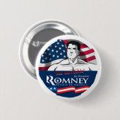 Mitt Romney, Herr Inevitable Button (Vorne & Hinten)