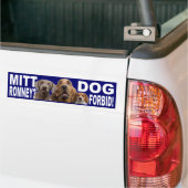 Mitt Romney?  HUND VERBIETEN!  Autoaufkleber (Auf Lkw)