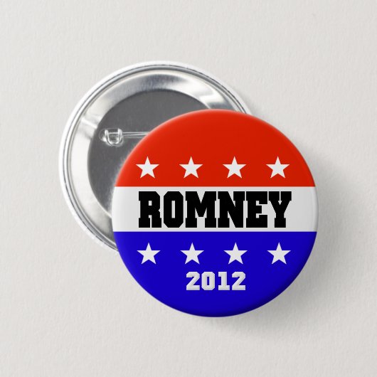 Mitt Romney Kampagnenschaltfläche Button (Vorne & Hinten)