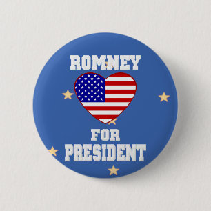 Mitt Romney Kampagnenschaltfläche Button