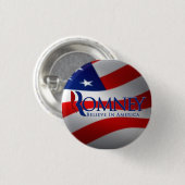 Mitt Romney Knopf-Button Button (Vorne & Hinten)