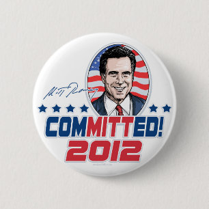 Mitt Romney legte Gang 2012 fest Button