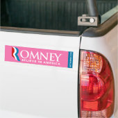 Mitt Romney Logo glauben an Amerika-Autoaufkleber Autoaufkleber (Auf Lkw)