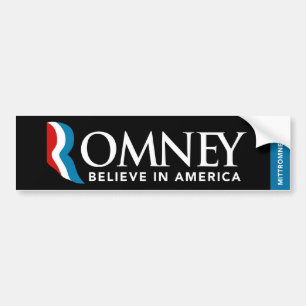Mitt Romney Logo glauben an Amerika-Autoaufkleber Autoaufkleber