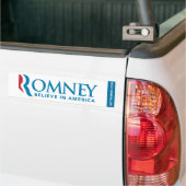 Mitt Romney Logo glauben an Amerika-Autoaufkleber Autoaufkleber (Auf Lkw)