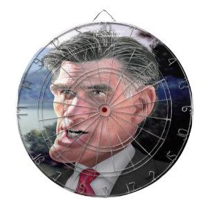 Mitt Romney Lustiges Dartboard von Rick London Dartscheibe