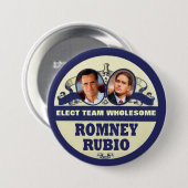 Mitt Romney / Marco Rubio 2012 Button (Vorne & Hinten)