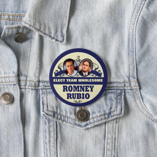 Mitt Romney / Marco Rubio 2012 Button (Beispiel)