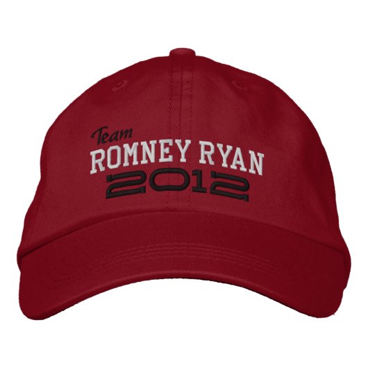 Mitt Romney Paul Ryan 2012 Bestickte Baseballkappe (Vorderseite)
