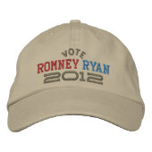 Mitt Romney Paul Ryan 2012 Bestickte Kappe (Vorderseite)