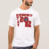 Mitt Romney Paul Ryan 2012 T-Shirt (Vorderseite)