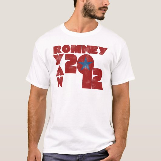 Mitt Romney Paul Ryan 2012 T-Shirt (Vorderseite)
