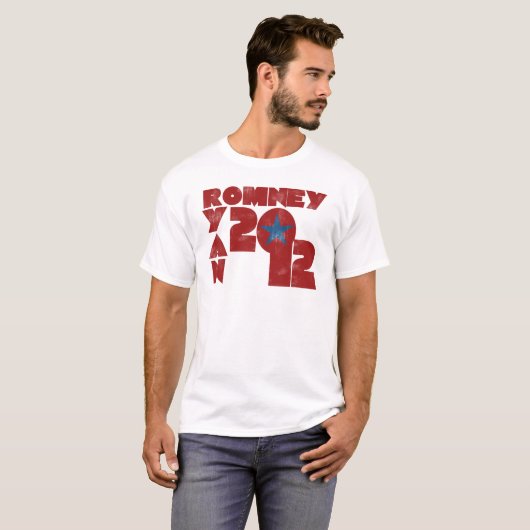 Mitt Romney Paul Ryan 2012 T-Shirt (Vorne ganz)