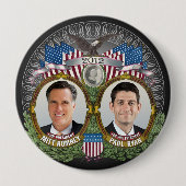 Mitt Romney Paul Ryan Foto Button (Vorderseite)