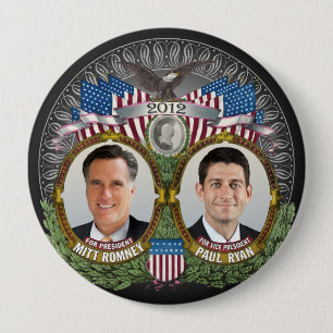 Mitt Romney Paul Ryan Foto Button