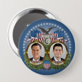 Mitt Romney Paul Ryan Foto Button (Vorne & Hinten)