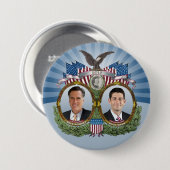 Mitt Romney Paul Ryan Jugate Button (Vorne & Hinten)