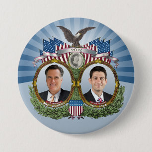 Mitt Romney Paul Ryan Jugate Button