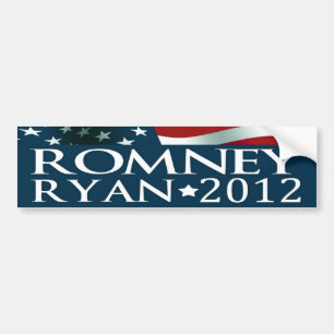Mitt Romney Paul Ryan Wahl 2012 Autoaufkleber
