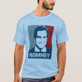 MITT ROMNEY-PLAKAT T-Shirt (Vorderseite)