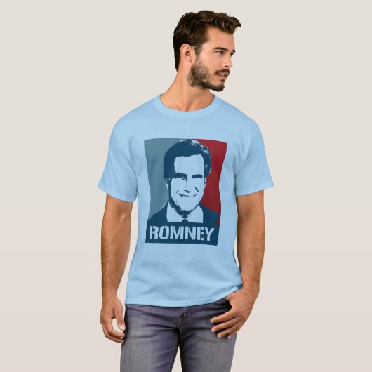 MITT ROMNEY-PLAKAT T-Shirt (Vorne ganz)
