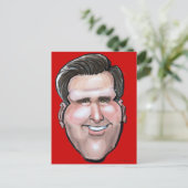 Mitt Romney Postkarte (Stehend Vorderseite)