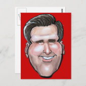 Mitt Romney Postkarte (Vorne/Hinten)