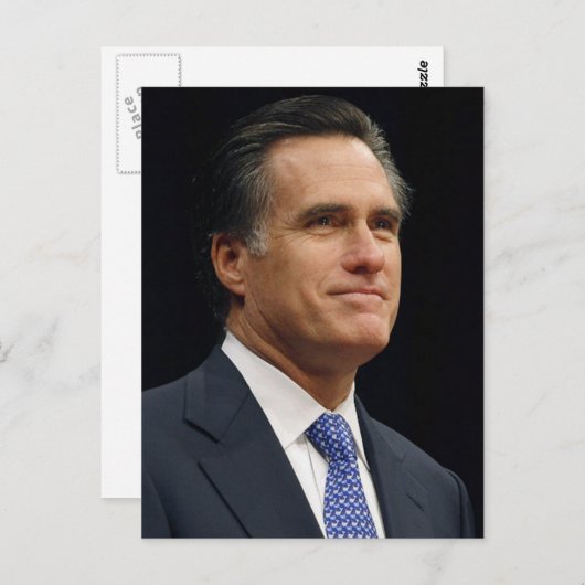 Mitt Romney Postkarte (Vorne/Hinten)