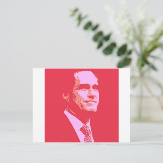Mitt Romney Postkarte (Stehend Vorderseite)