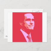 Mitt Romney Postkarte (Vorne/Hinten)