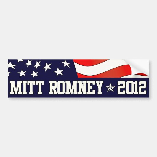 Mitt Romney Präsident 2012 Autoaufkleber (Vorne)