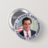 Mitt Romney-Präsident 2012 Gang Button (Vorne & Hinten)