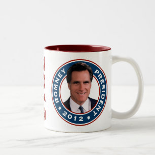 Mitt Romney-Präsident 2012 Zweifarbige Tasse