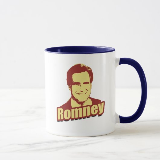 MITT ROMNEY-Propaganda-Posten Tasse (Rechts)
