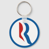 Mitt Romney "R"-Logo Schlüsselanhänger (Vorderseite)