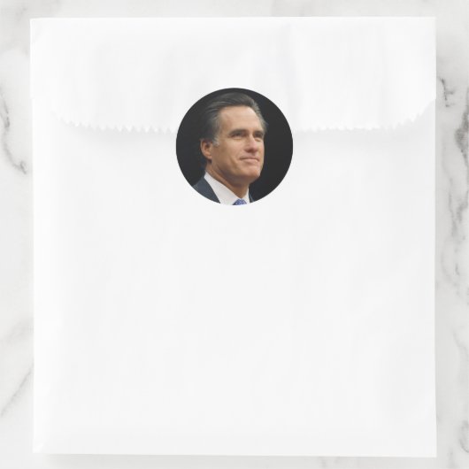 Mitt Romney Runder Aufkleber (Tasche)
