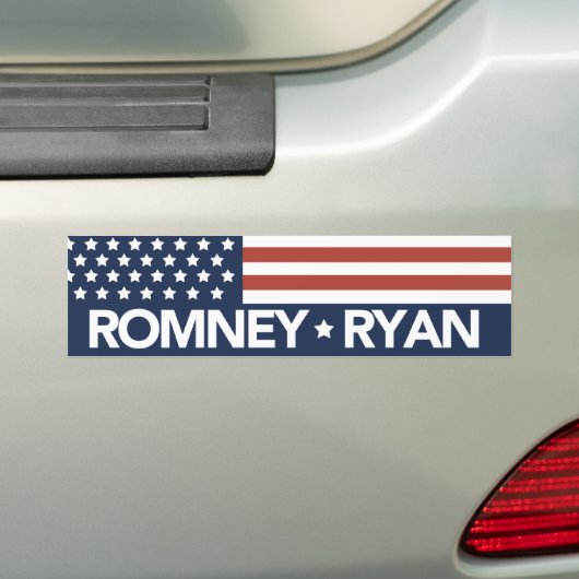 Mitt Romney Ryan Flaggen-Autoaufkleber 2012 Autoaufkleber (Auf Auto)