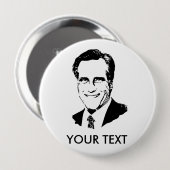 Mitt Romney T - Shirts Button (Vorne & Hinten)