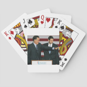 Mitt Romney und Paul Ryan Spielkarten