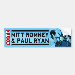 Mitt Romney und Pauls Ryan Freiheits-Autoaufkleber Autoaufkleber