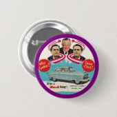 Mitt u. George Romney Button (Vorne & Hinten)