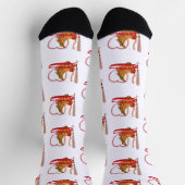 Mitt und Bat Baseball Liebe Socken (Oben)