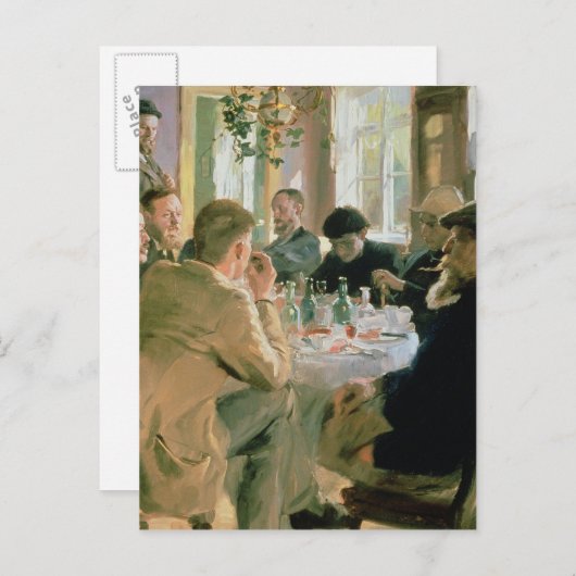 Mittag, 1883 postkarte (Vorne/Hinten)