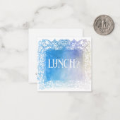 *~* MITTAG? Beziehung AP62 flache Note Card Mitteilungskarte (Vorderseite/Rückseite Beispiel)