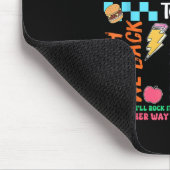 Mittag-Dame Zurück in die Schule Crew Mousepad (Ecke)